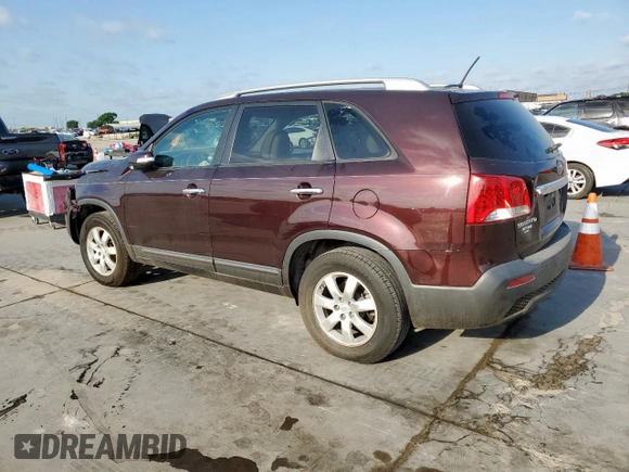 2011 Kia Sorento LX with VIN 5XYKT3A18BG126550, listed as a Copart auction lot 53707995 with 155,359 mi miles and Clean Title. Bid and sale history available at carsss.com. Image 2.
