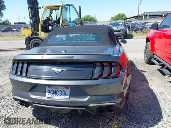 2020 Ford Mustang EcoBoost with VIN 1FATP8UH4L5130500, listed as a IAAI auction lot 41841789 with 1 mi miles. Bid and sale history available at carsss.com. Image 16.