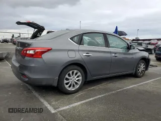 2019 Nissan Sentra S with VIN 3N1AB7AP7KY233842, listed as a Copart auction lot 50084135 with 77,600 mi miles and Salvage Title. Bid and sale history available at carsss.com. Image 3.