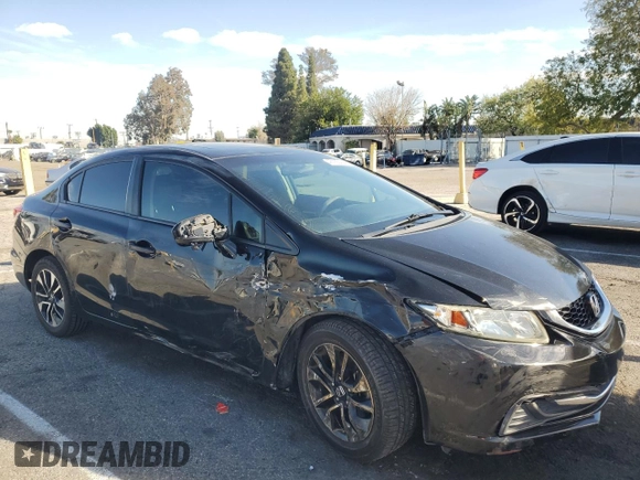 2014 Honda Civic Sedan EX with VIN 19XFB2F86EE260057, listed as a Copart auction lot 46156425 with 149,540 mi miles and Salvage Title. Bid and sale history available at carsss.com. Image 4.