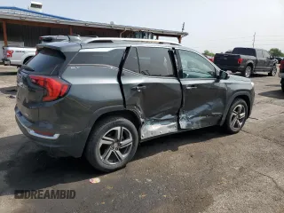 2020 GMC Terrain SLT z VIN 3GKALVEV1LL125257, wystawiony jako Copart lot #59213155 z przebiegiem 79 243 mil mil oraz Szkoda całkowita • Salvage title. Historia ofert i sprzedaży dostępna na DreamBid. Obrazek 3.