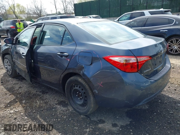 2019 Toyota Corolla L with VIN 2T1BURHEXKC161921, listed as a IAAI auction lot 42054835 with 41,172 mi miles. Bid and sale history available at carsss.com. Image 3.