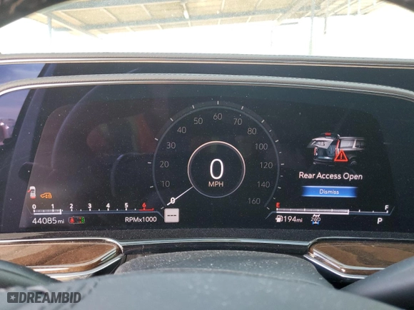 2022 Cadillac Escalade Sport Platinum with VIN 1GYS4GKL8NR129095, listed as a Copart auction lot 44631925 with 44,085 mi miles and Salvage Title. Bid and sale history available at carsss.com. Image 9.