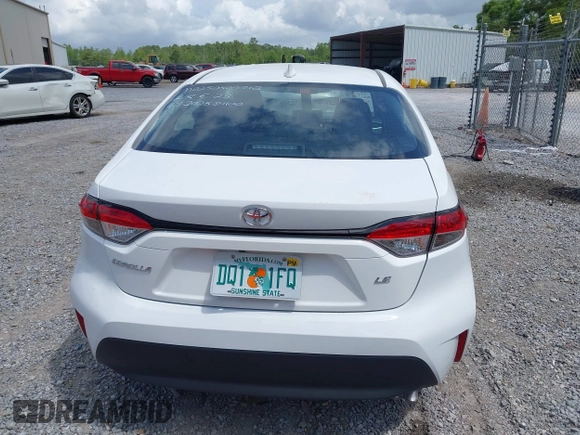 2025 Toyota Corolla LE with VIN 5YFB4MDE4SP280296, listed as a IAAI auction lot 42087813 with 9,384 mi miles. Bid and sale history available at carsss.com. Image 16.