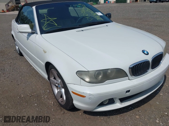 2006 BMW 3 Series 325Ci with VIN WBABW33436PX84629, listed as a IAAI auction lot 39878279 with 999,999 mi miles. Bid and sale history available at carsss.com. Image 6.