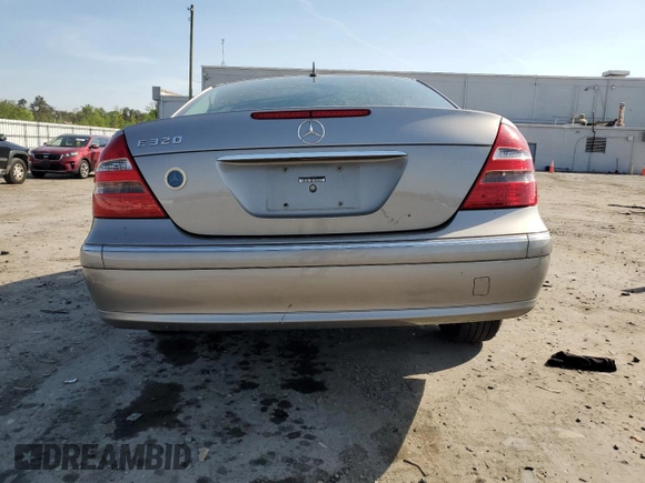 2003 Mercedes-Benz E 320 with VIN WDBUF65J83X110115, listed as a Copart auction lot 55139715 with Not Provided miles and Salvage Title. Bid and sale history available at DreamBid. Image 6.