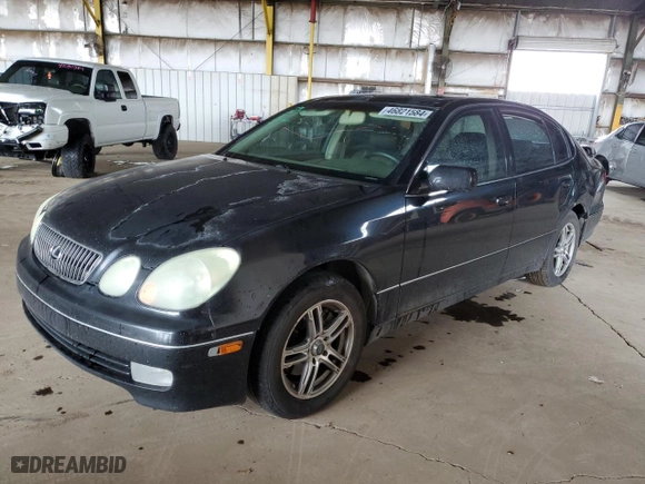 2003 Lexus GS 300 with VIN JT8BD69S930175144, listed as a Copart auction lot 46821584 with 226,570 mi miles and Salvage Title. Bid and sale history available at carsss.com. Image 1.