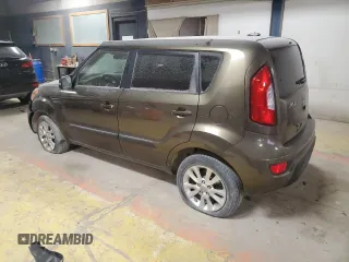2012 Kia Soul + with VIN KNDJT2A61C7375496, listed as a Copart auction lot 42179025 with 124,004 mi miles and Non Repairable. Bid and sale history available at carsss.com. Image 2.