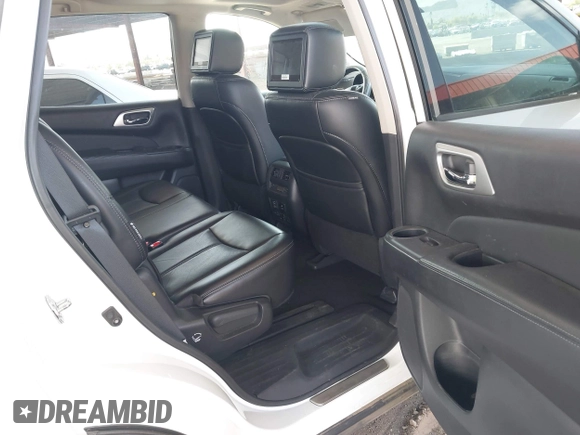 2018 Nissan Pathfinder SL with VIN 5N1DR2MM4JC617154, listed as a IAAI auction lot 41949176 with 47,955 mi miles. Bid and sale history available at carsss.com. Image 8.