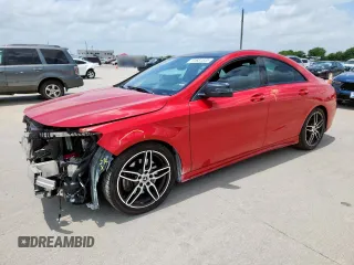 2018 Mercedes-Benz CLA 250 with VIN WDDSJ4EB9JN550931, listed as a Copart auction lot 61631545 with 159,587 mi miles and Salvage title. Bid and sale history available at DreamBid. Image 1.
