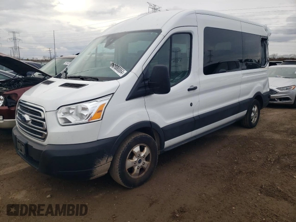 2019 Ford Transit Passenger XL with VIN 1FBAX2CG7KKA62558, listed as a Copart auction lot 81088864 with 48,967 mi miles and Salvage Title. Bid and sale history available at carsss.com. Image 1.