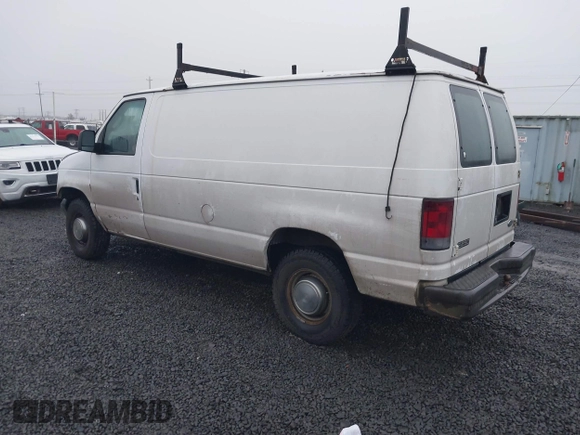2005 Ford Econoline Cargo with VIN 1FTNE24L75HA61605, listed as a IAAI auction lot 41344105 with 156,726 mi miles. Bid and sale history available at carsss.com. Image 3.