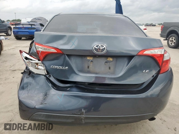 2016 Toyota Corolla L with VIN 5YFBURHE4GP545670, listed as a Copart auction lot 61496145 with 188,552 mi miles and Salvage title. Bid and sale history available at DreamBid. Image 6.