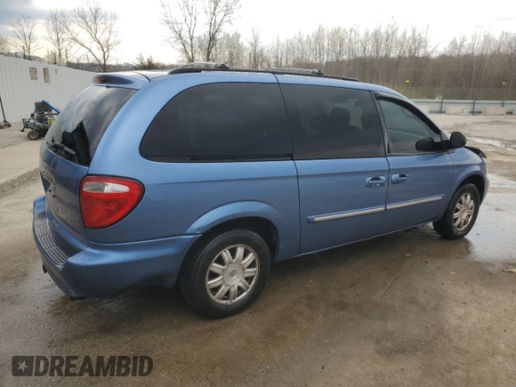 2007 Chrysler Town & Country LWB Touring with VIN 2A4GP54LX7R273419, listed as a Copart auction lot 50888705 with 219,038 mi miles and Non Repairable. Bid and sale history available at carsss.com. Image 3.