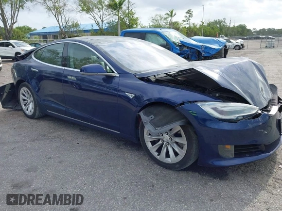 2016 Tesla Model S 70 with VIN 5YJSA1E10GF141725, listed as a IAAI auction lot 41878171 with 119,025 mi miles and . Bid and sale history available at DreamBid. Image 1.