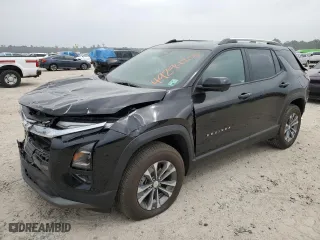 2025 Chevrolet Equinox FWD LT with VIN 3GNAXHEG2SL138916, listed as a Copart auction lot 49294905 with 2,200 mi miles and Salvage Title. Bid and sale history available at carsss.com. Image 1.