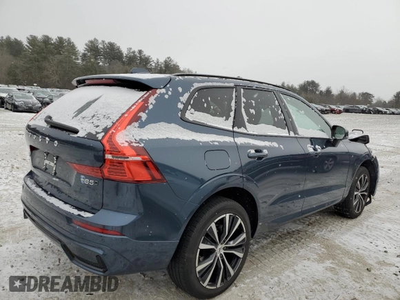2023 Volvo XC60 Plus Dark Theme with VIN YV4L12RW4P1339665, listed as a Copart auction lot 41453515 with 0 mi miles and Salvage Title. Bid and sale history available at carsss.com. Image 3.