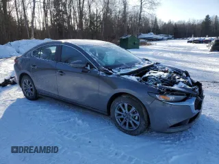 2025 Mazda 3 S Preferred with VIN JM1BPACM0S1751024, listed as a Copart auction lot 86953184 with 10,897 mi miles and Salvage Title. Bid and sale history available at DreamBid. Image 4.