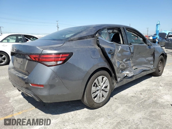2024 Nissan Sentra S with VIN 3N1AB8BVXRY289545, listed as a Copart auction lot 60894395 with 53,131 mi miles and Salvage title. Bid and sale history available at DreamBid. Image 3.