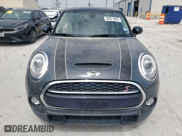 2016 MINI Hardtop 4 Door S with VIN WMWXU3C52G2D30894, listed as a Copart auction lot 50871865 with Not provided miles and Salvage title. Bid and sale history available at DreamBid. Image 5.