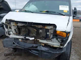 2013 Ford Econoline Cargo Commercial with VIN 1FTNE1EW6DDB31491, listed as a IAAI auction lot 41860383 with 278,572 mi miles. Bid and sale history available at carsss.com. Image 6.