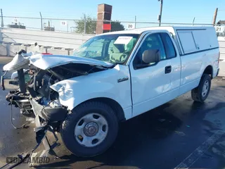 2008 Ford F-150 XL with VIN 1FTVF12508KE42733, listed as a IAAI auction lot 41335857 with 1 mi miles. Bid and sale history available at carsss.com. Image 17.