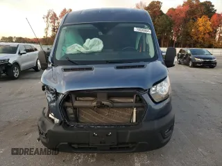 2024 Ford Transit Cargo with VIN 1FTBR1C85RKA59326, listed as a Copart auction lot 76836954 with 22,755 mi miles and Salvage Title. Bid and sale history available at DreamBid. Image 5.
