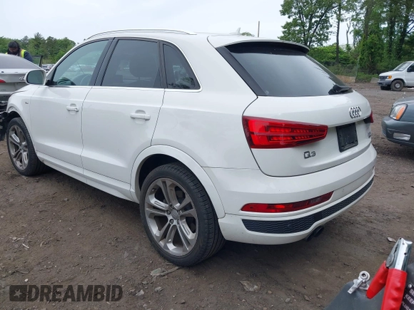 2016 Audi Q3 Prestige with VIN WA1GFCFS8GR009259, listed as a IAAI auction lot 42321175 with 34,053 mi miles and . Bid and sale history available at DreamBid. Image 3.