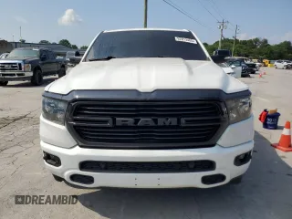 2021 Ram 1500 Lone Star with VIN 1C6RREFT0MN629091, listed as a Copart auction lot 62813465 with 74,154 mi miles and Salvage title. Bid and sale history available at DreamBid. Image 5.