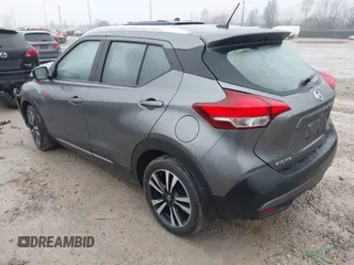 2019 Nissan Kicks S with VIN 3N1CP5CU0KL516193, listed as a IAAI auction lot 41474237 with 50,357 mi miles and . Bid and sale history available at carsss.com. Image 3.