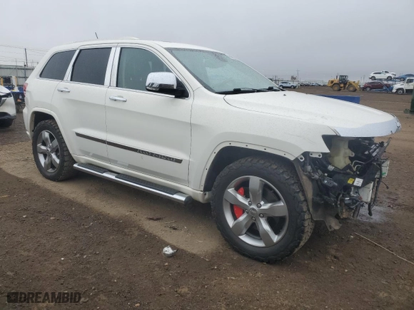 2011 Jeep Grand Cherokee Overland Summit with VIN 1J4RR6GT6BC606446, listed as a Copart auction lot 48924125 with 112,939 mi miles and Salvage Title. Bid and sale history available at carsss.com. Image 4.
