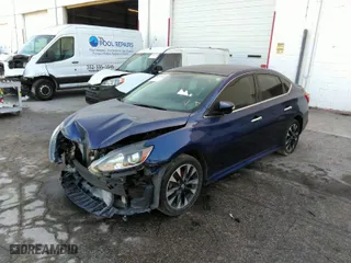 2017 Nissan Sentra SV with VIN 3N1AB7AP9HY238680, listed as a IAAI auction lot 36552805 with 55,490 mi miles. Bid and sale history available at carsss.com. Image 2.