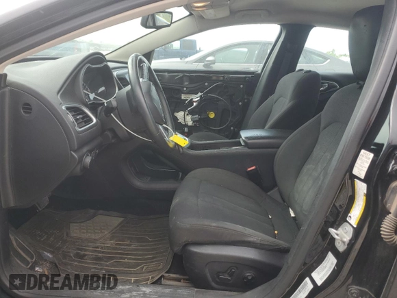 2015 Chrysler 200 Limited with VIN 1C3CCCABXFN746865, listed as a Copart auction lot 53064035 with 210,918 mi miles and Salvage Title. Bid and sale history available at DreamBid. Image 7.