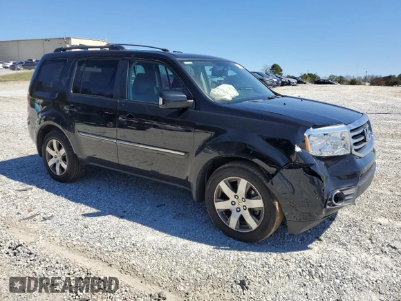 2015 Honda Pilot Touring with VIN 5FNYF4H90FB032551, listed as a Copart auction lot 49572465 with 135,656 mi miles and Salvage Title. Bid and sale history available at DreamBid. Image 4.