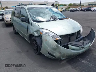 2008 Toyota Sienna CE with VIN 5TDZK23C58S148429, listed as a IAAI auction lot 42127318 with 152,163 mi miles and . Bid and sale history available at DreamBid. Image 1.