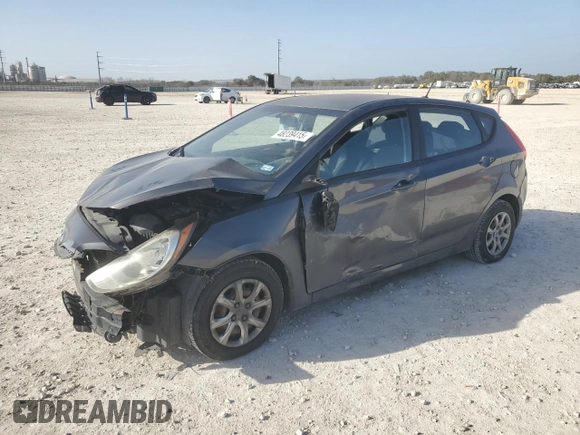 2013 Hyundai Accent GS with VIN KMHCT5AE6DU082550, listed as a Copart auction lot 48239415 with 160,413 mi miles and Salvage Title. Bid and sale history available at carsss.com. Image 1.