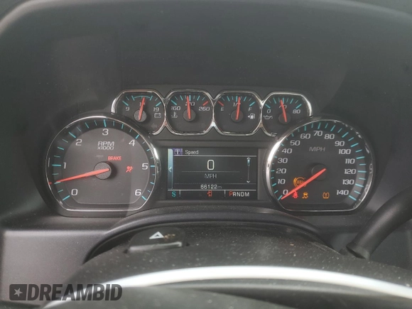 2015 Chevrolet Silverado 1500 LT with VIN 1GCNKREC4FZ336620, listed as a Copart auction lot 53743685 with 66,122 mi miles and Salvage Title. Bid and sale history available at carsss.com. Image 9.