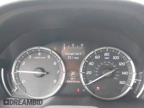 2020 Acura MDX with VIN 5J8YD4H30LL045764, listed as a IAAI auction lot 41697580 with 36,410 mi miles. Bid and sale history available at carsss.com. Image 7.
