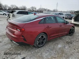 2021 Kia K5 GT-Line with VIN 5XXG64J28MG004337, listed as a Copart auction lot 45863295 with 77,897 mi miles and Salvage Title. Bid and sale history available at carsss.com. Image 3.