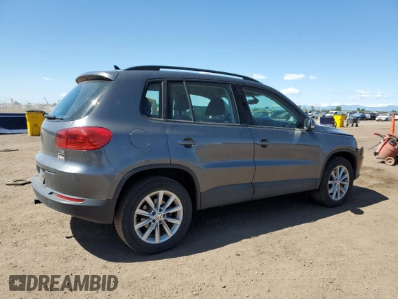 2017 Volkswagen Tiguan S with VIN WVGBV7AX6HK046412, listed as a Copart auction lot 57404245 with 75,881 mi miles and Salvage title. Bid and sale history available at DreamBid. Image 3.