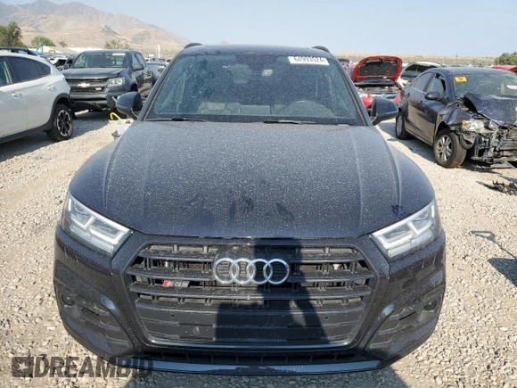 2020 Audi SQ5 Premium Plus with VIN WA1B4AFY7L2075541, listed as a Copart auction lot 64993524 with 28,372 mi miles and Salvage Title. Bid and sale history available at DreamBid. Image 5.