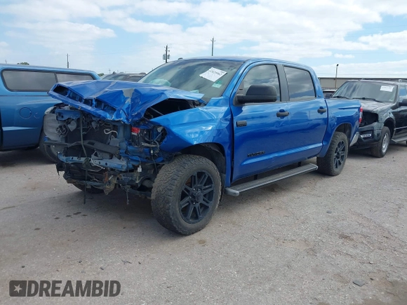2018 Toyota Tundra 2WD SR5 with VIN 5TFEY5F16JX232154, listed as a IAAI auction lot 42025962 with 1 mi miles. Bid and sale history available at carsss.com. Image 2.