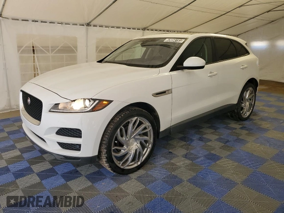 2018 Jaguar F-Pace 30t Premium with VIN SADCJ2GX2JA236772, listed as a Copart auction lot 53694155 with 59,433 mi miles and Clean Title. Bid and sale history available at DreamBid. Image 1.