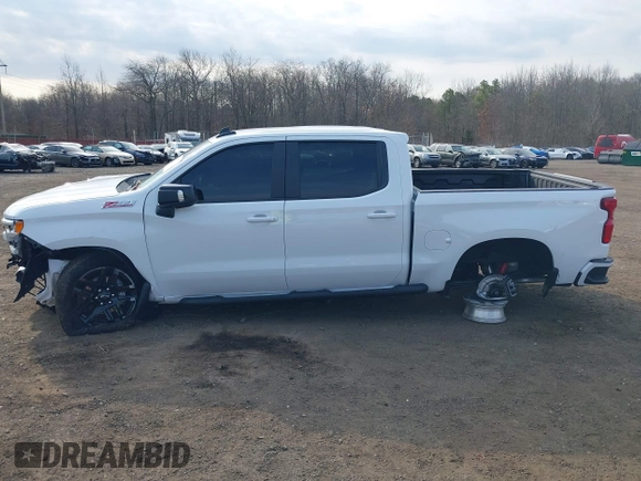 2025 Chevrolet Silverado 1500 with VIN 2GCUKEED4S1135834, listed as a IAAI auction lot 41781473 with 1,078 mi miles and . Bid and sale history available at DreamBid. Image 14.