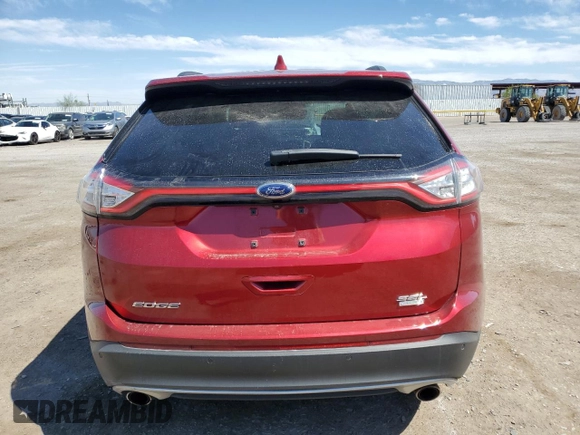 2015 Ford Edge SEL with VIN 2FMTK3J94FBB85789, listed as a Copart auction lot 53921525 with 67,500 mi miles and Salvage Title. Bid and sale history available at carsss.com. Image 6.