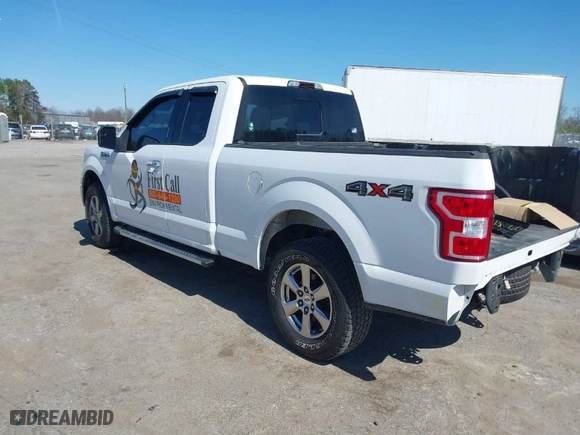 2018 Ford F-150 XL with VIN 1FTEX1EB6JKD87919, listed as a IAAI auction lot 38943767 with 182,253 mi miles. Bid and sale history available at carsss.com. Image 3.