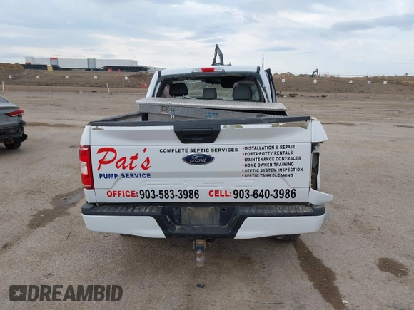 2018 Ford F-150 XL with VIN 1FTMF1CB7JKC69637, listed as a IAAI auction lot 41881356 with 1 mi miles. Bid and sale history available at carsss.com. Image 17.