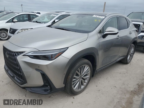2022 Lexus NX 350h Luxury with VIN JTJHKCEZ7N2004836, listed as a Copart auction lot 74278154 with 5,985 mi miles and Salvage Title. Bid and sale history available at DreamBid. Image 1.