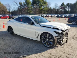 2018 Infiniti Q60 Luxe with VIN JN1EV7EK8JM340696, listed as a Copart auction lot 52930295 with 111,375 mi miles and Salvage Title. Bid and sale history available at carsss.com. Image 4.