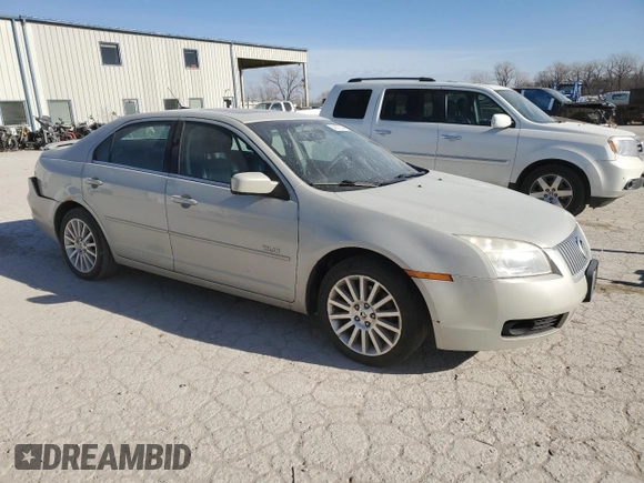 2008 Mercury Milan Premier with VIN 3MEHM021X8R617347, listed as a Copart auction lot 84657334 with 208,256 mi miles and Salvage Title. Bid and sale history available at carsss.com. Image 4.